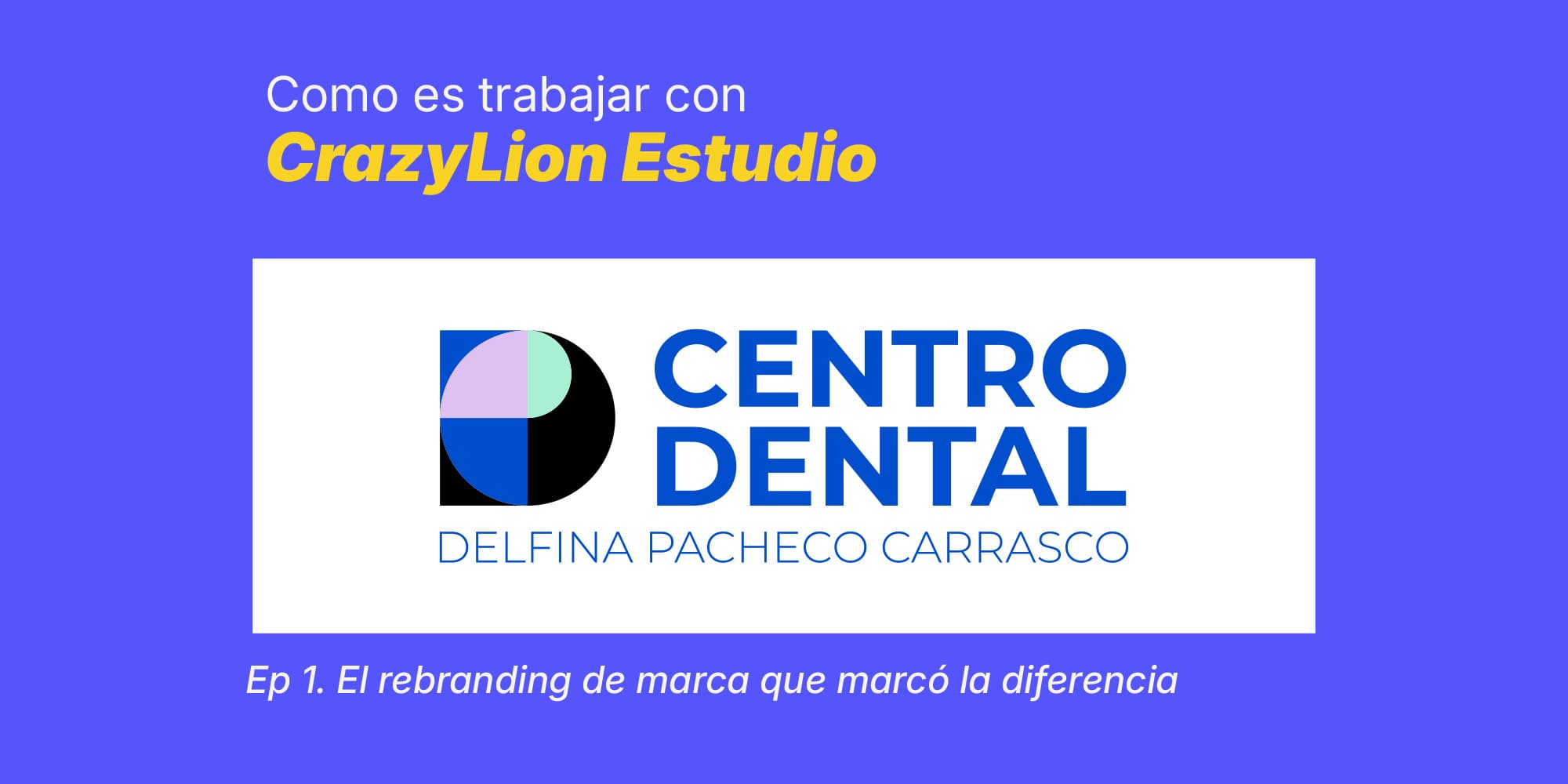 Como es trabajar con CrazyLion Estudio. Episodio 1: El rebranding de marca que marcó la diferencia.